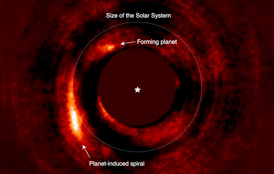 Tercer planeta en formación en el sistema HD 169142