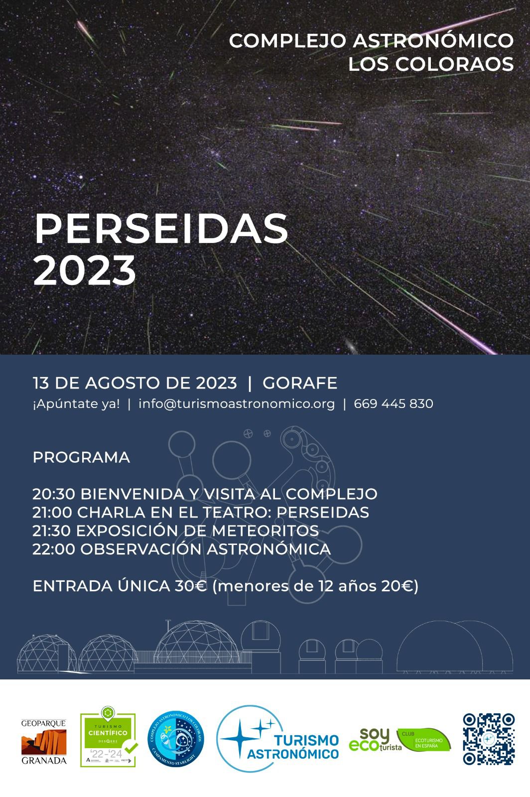 Actividades Perseidas 2023