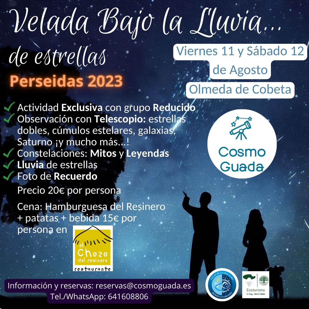 Actividades Perseidas 2023