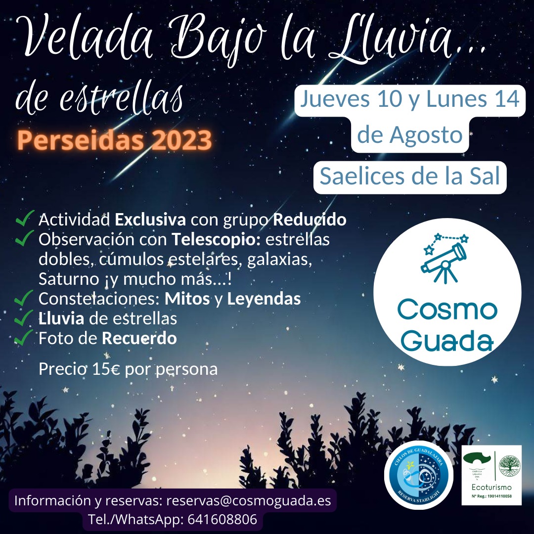 Actividades Perseidas 2023