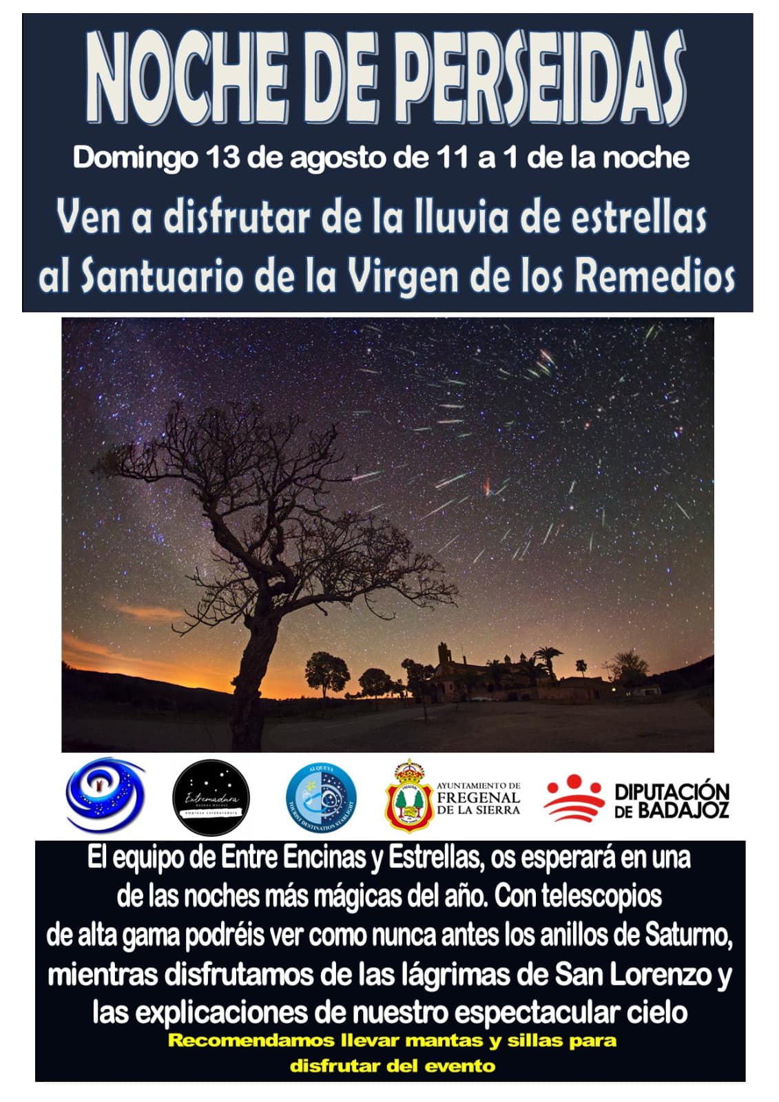 Actividades Perseidas 2023