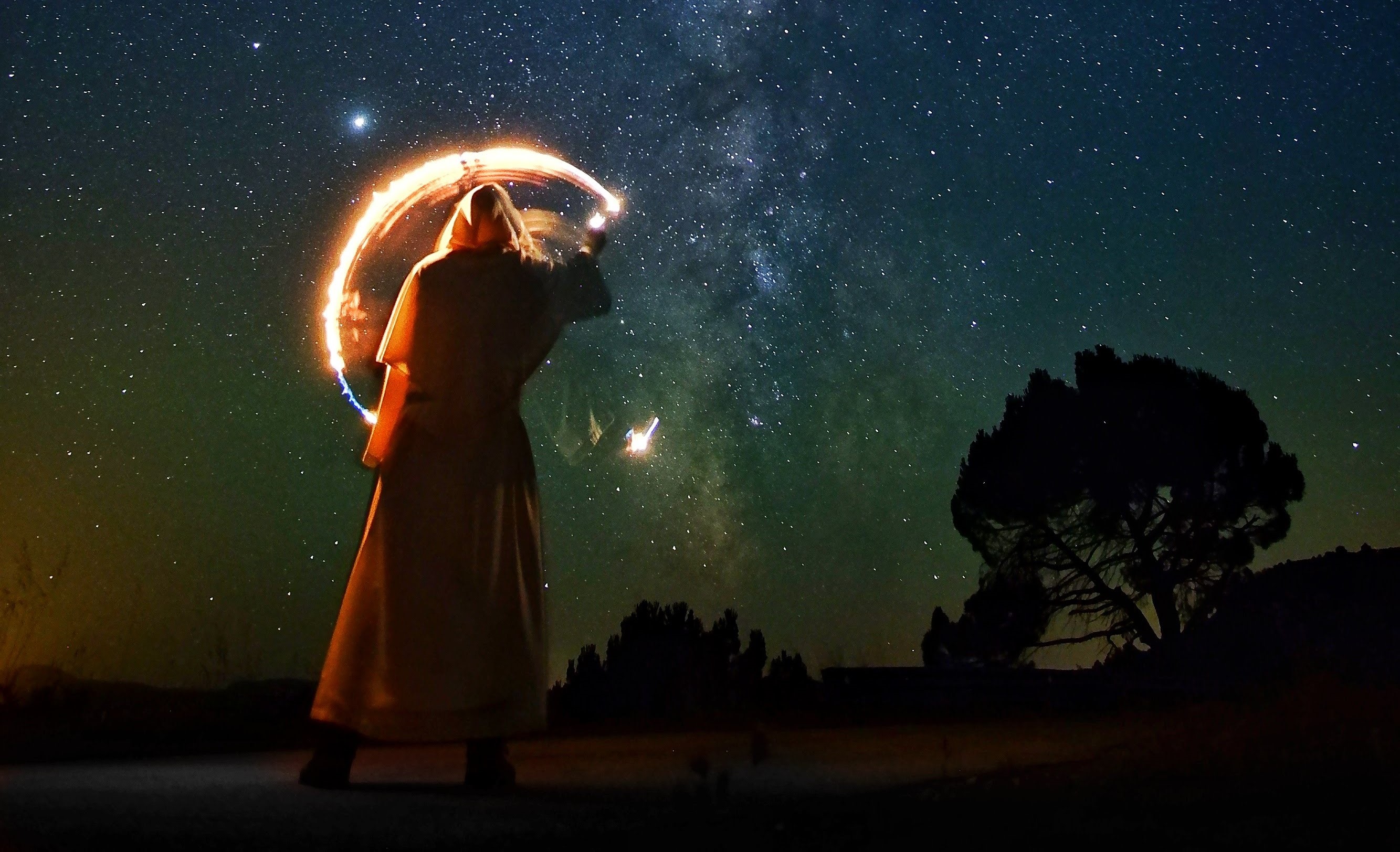 recursos monasterio el olivar astrofotografía