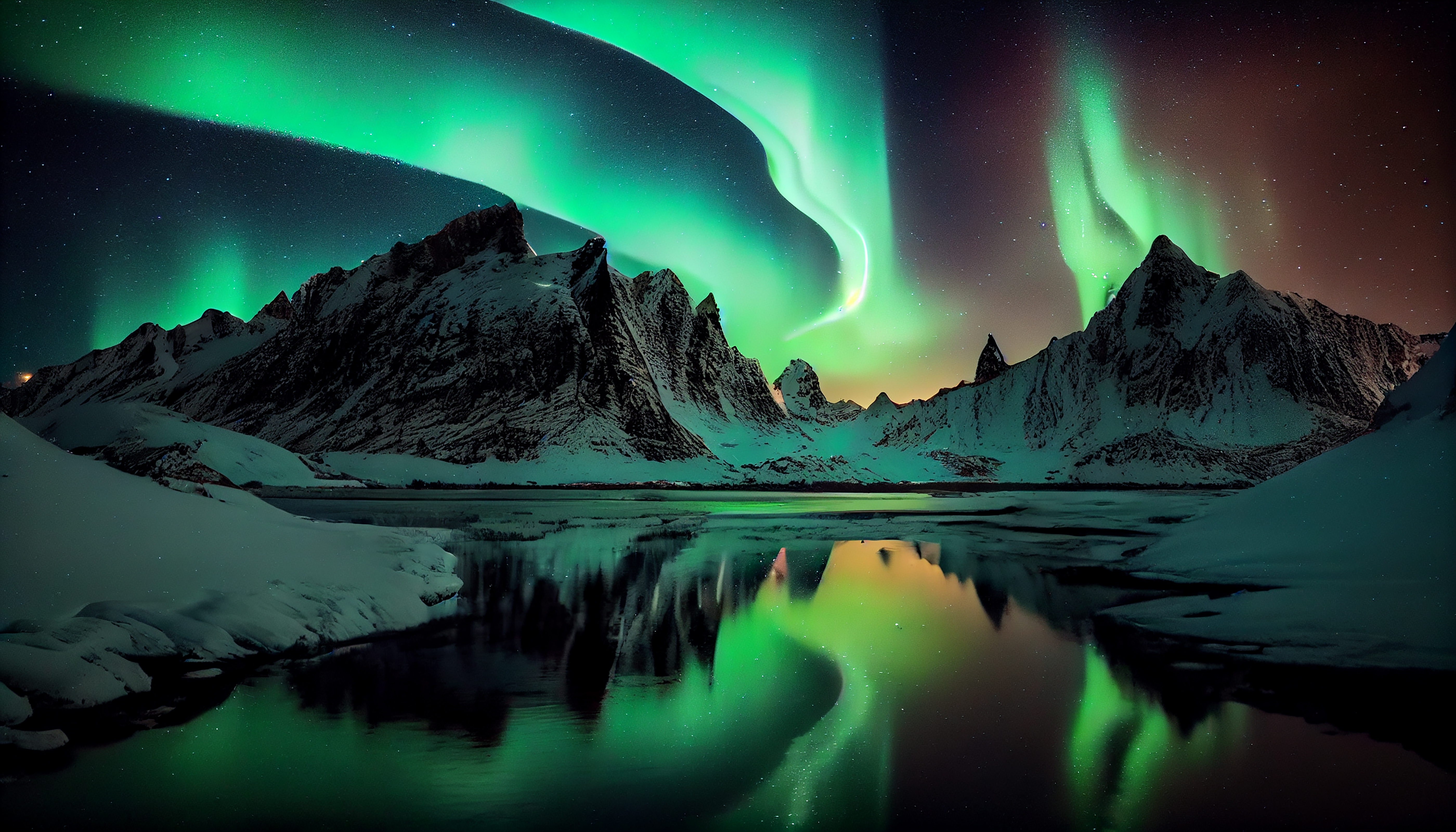 Auroras boreales Groenlandia 