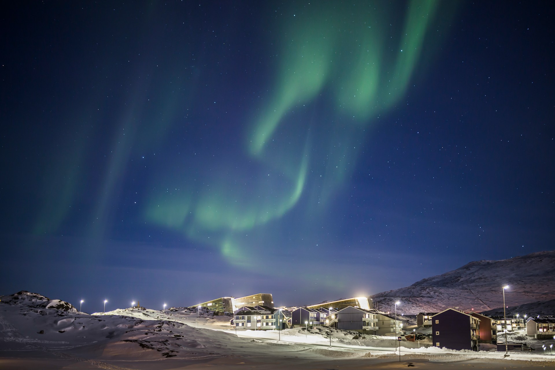 Auroras boreales Groenlandia 