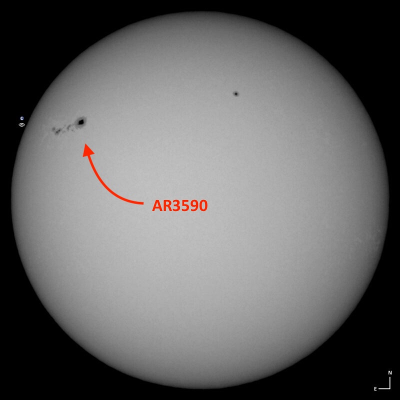 AR3590 mancha solar