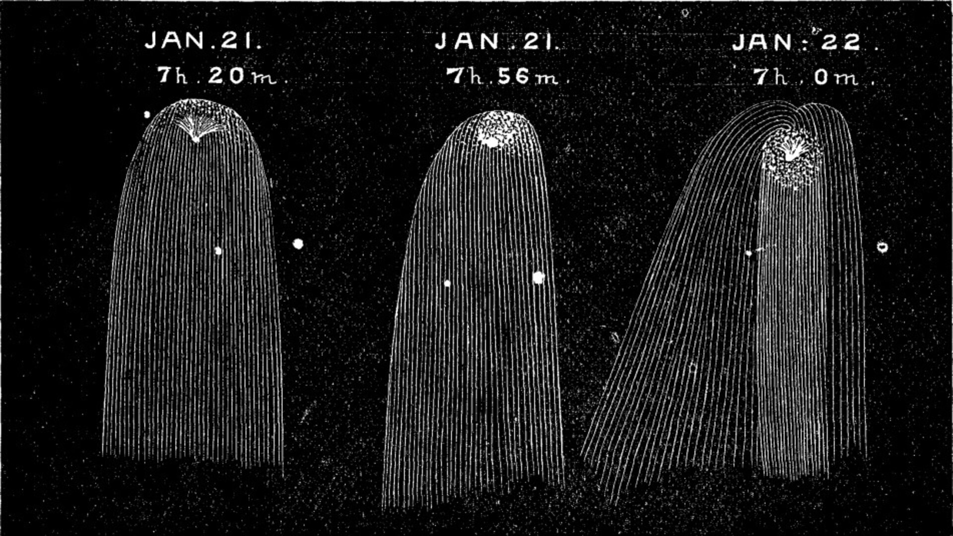 Bocetos antiguos del Cometa Diablo 