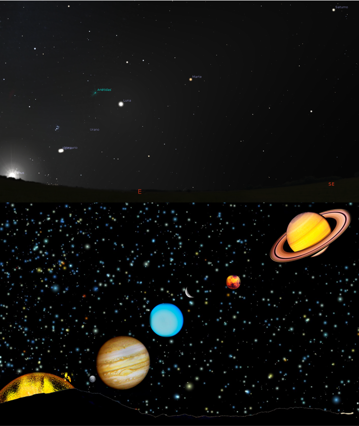 eventos astronómicos  junio 2024