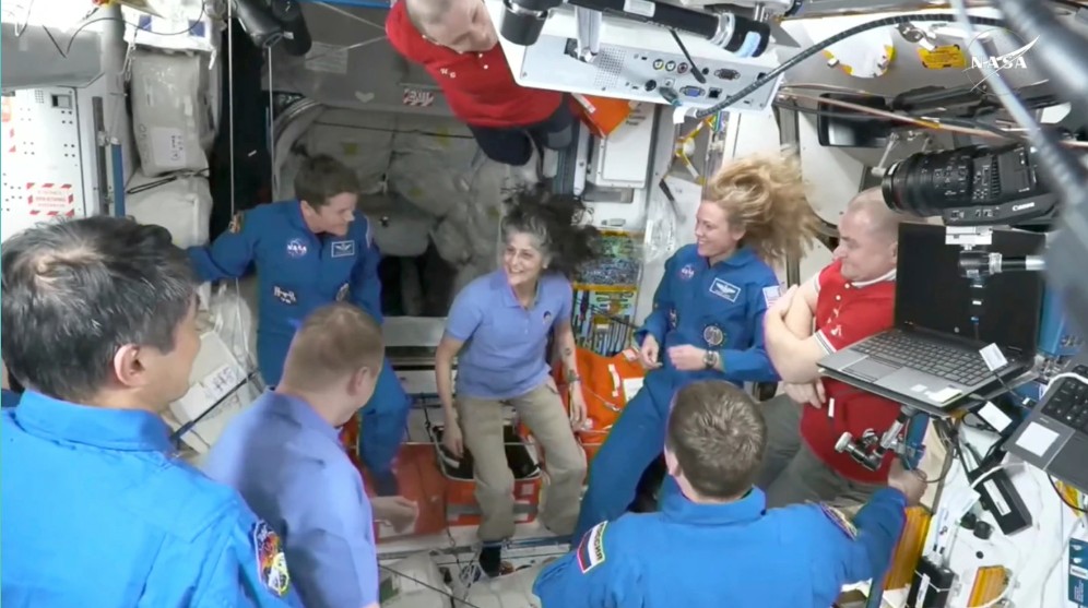 rescate astronautas iss 